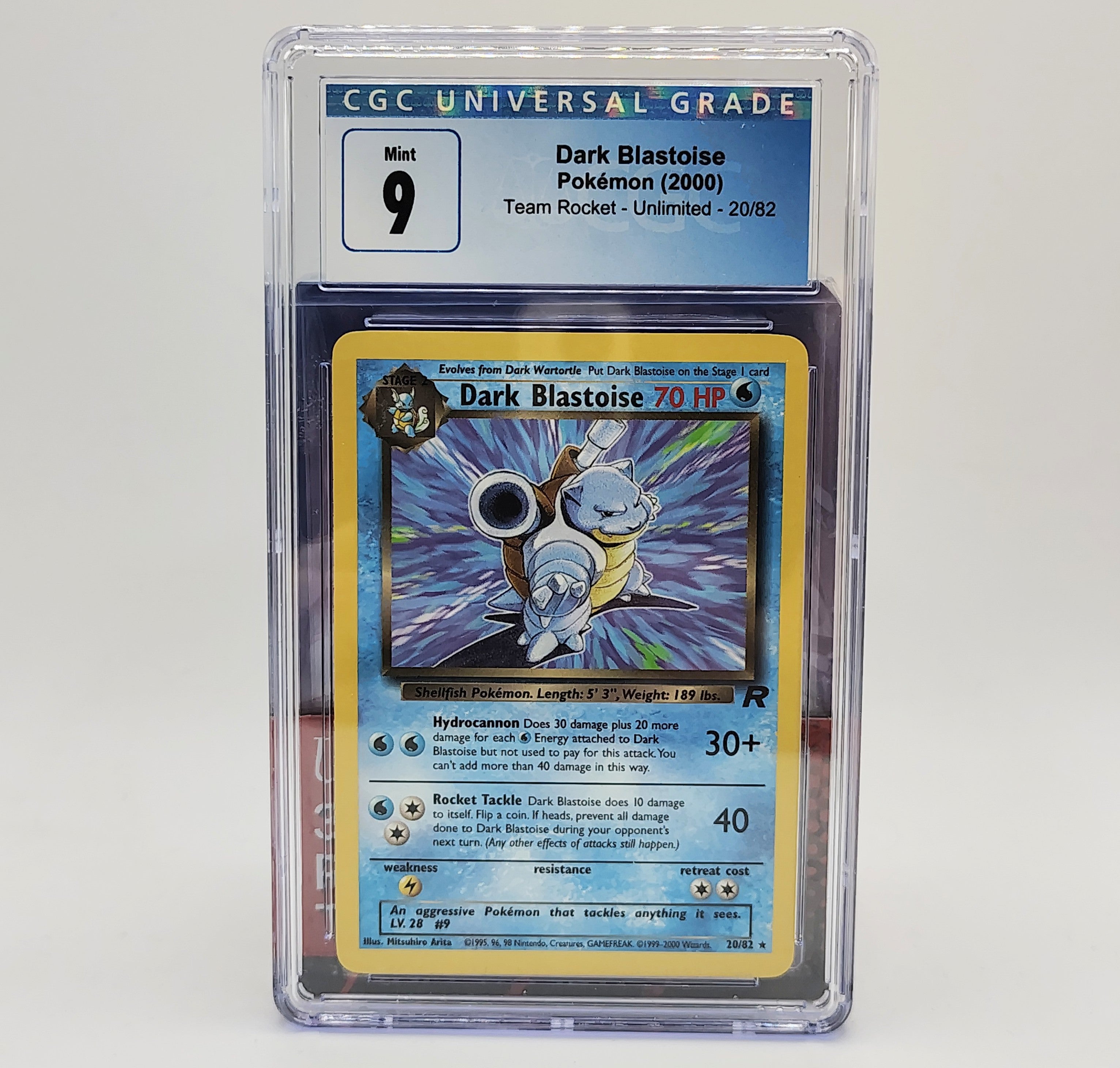 CGC 9 Dark Blastoise Non-Holo - Team Rocket Unlimited English Danireon Cards & Games CGC 9 Dark Blastoise Non-Holo - Team Rocket Unlimited English Danireon Cards & Games