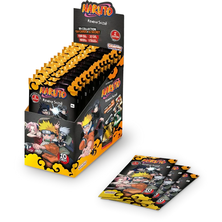 Naruto Mythos TCG - Set 01 - Konoha Shido - Booster Box (1st Naruto Mythos TCG - Set 01 - Konoha Shido - Booster Box (1st