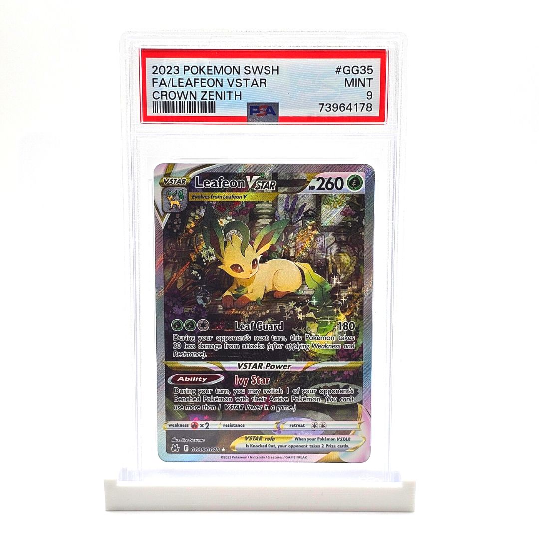 PSA 9 Leafeon VSTAR - Pokémon Crown Zenith