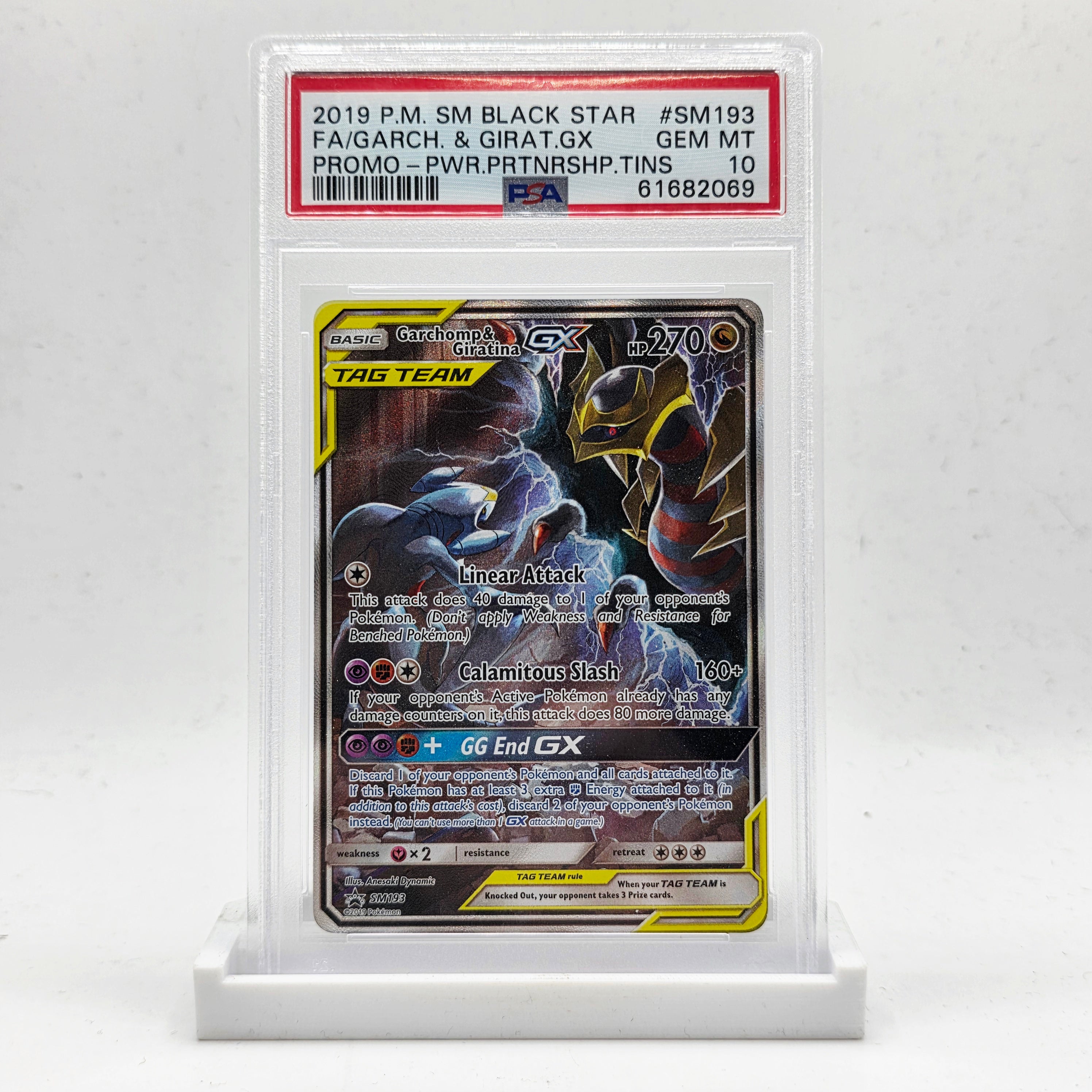 PSA 10 Garchomp & Giratina GX - 2019 Pokémon SM Tin Promo