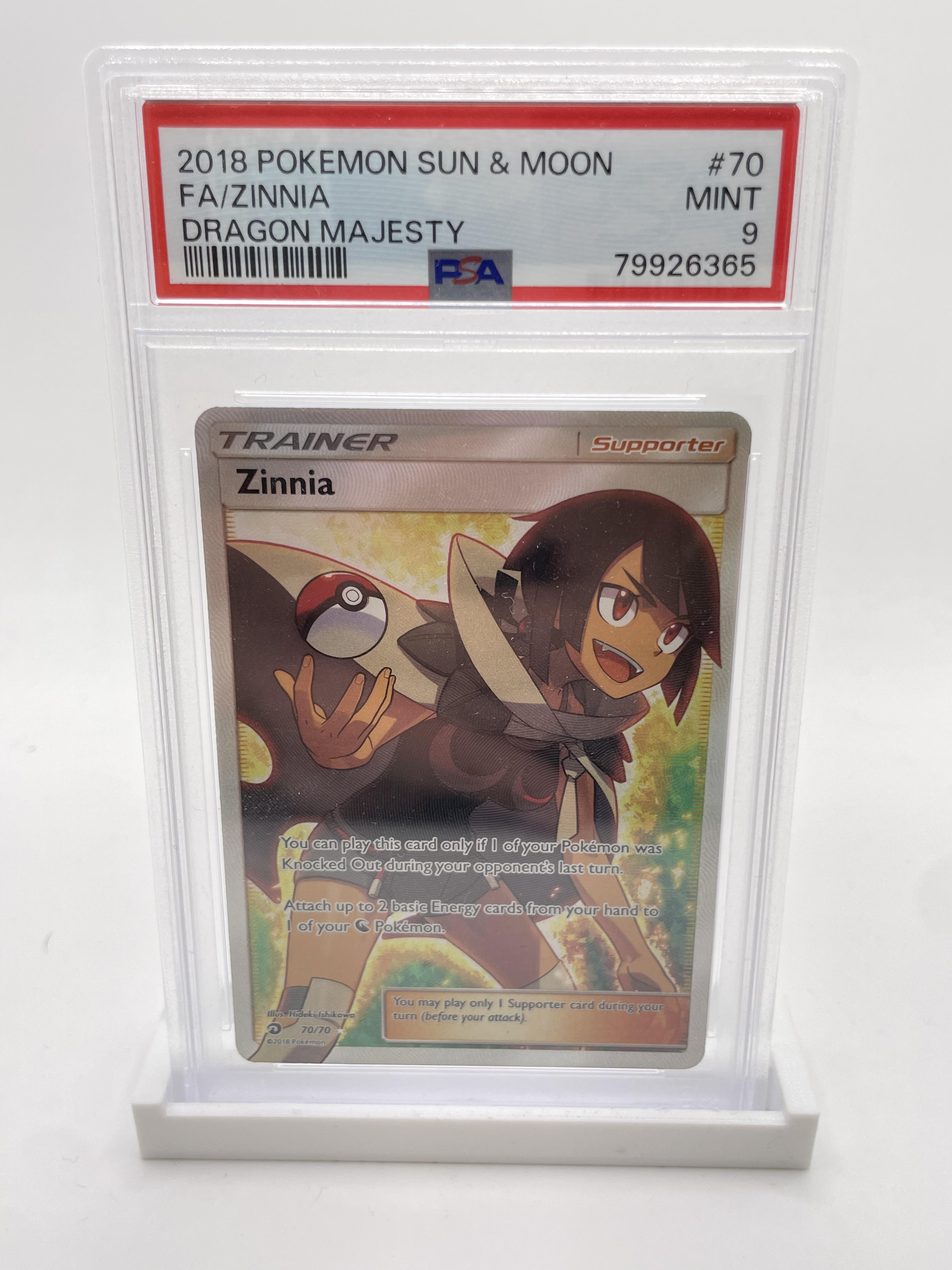 PSA 9 Zinnia