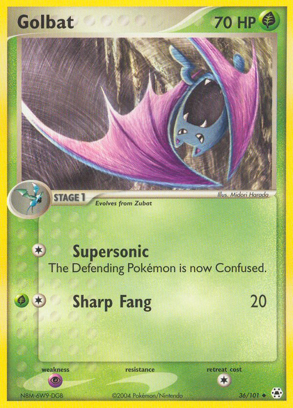 golbat pokemon card value Golbat (36/101) [EX: Hidden Legends] – Danireon Cards & Games