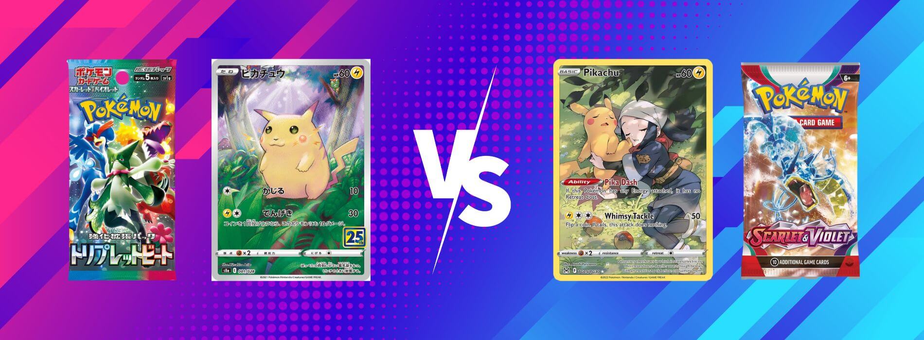 Japanese Pokémon Cards vs English Pokémon Cards