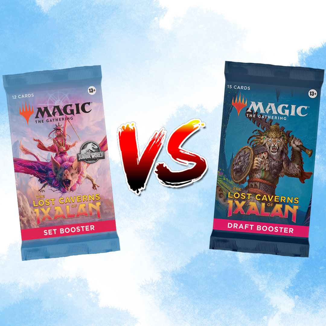 Magic the Gathering (MTG) Set vs. Draft Booster Packs