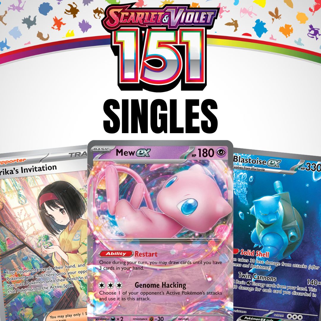 Pokémon Singles - Pokémon 151 English Single Cards