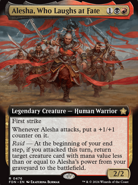 Alesha, Who Laughs at Fate (FDN-476) - Foundations: (Extended Art) Foil