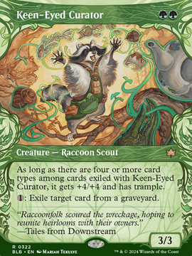 Keen-Eyed Curator (BLB-322) - Bloomburrow: (Showcase)