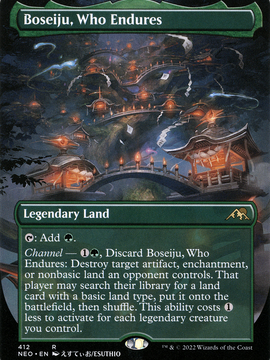 Boseiju, Who Endures (NEO-412) - Kamigawa: Neon Dynasty (Borderless)
