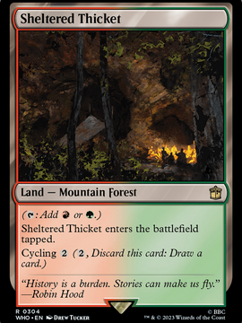 Sheltered Thicket (WHO-304) - Doctor Who