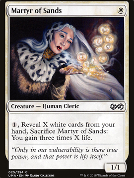 Martyr of Sands (UMA-025) - Ultimate Masters Foil