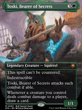 Toski, Bearer of Secrets (SPG-060) - Special Guests (Borderless) Foil