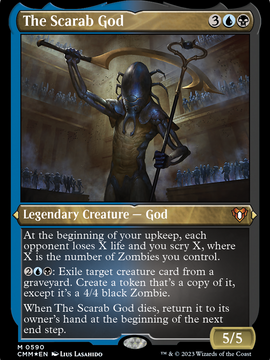 The Scarab God (CMM-590) - Commander Masters Etched Foil