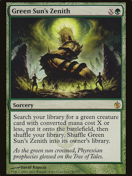 Green Sun's Zenith (MBS-081) - Mirrodin Besieged