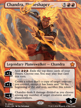Chandra, Flameshaper (FDN-360) - Foundations (Borderless)