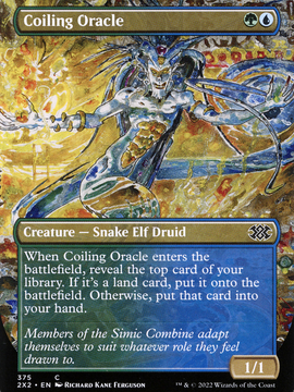 Coiling Oracle (2X2-375) - Double Masters 2022 (Borderless)