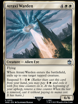 Atraxi Warden (WHO-012) - Doctor Who Foil