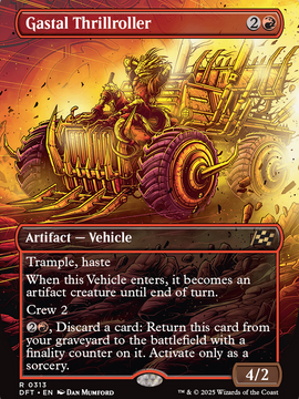 Gastal Thrillroller (Borderless) (DFT-313) - Aetherdrift Foil