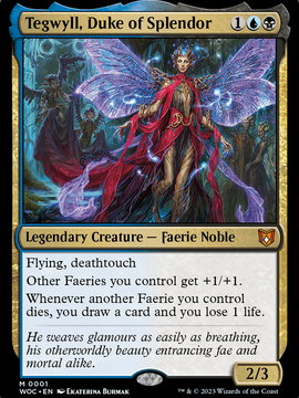 Tegwyll, Duke of Splendor (WOC-001) - Wilds of Eldraine Commander Foil