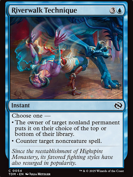 Riverwalk Technique (TDM-054) - Tarkir: Dragonstorm Foil