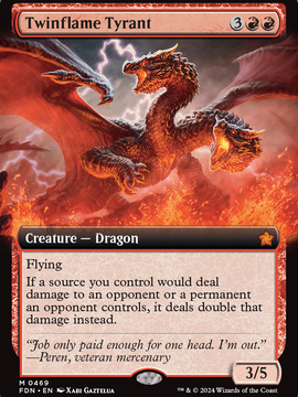 Twinflame Tyrant (FDN-469) - Foundations: (Extended Art) Foil