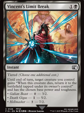 Vincent's Limit Break (FIN-126) - FINAL FANTASY Foil