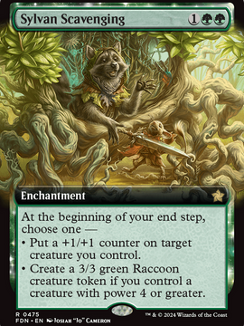 Sylvan Scavenging (FDN-475) - Foundations: (Extended Art)