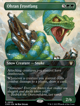 Ohran Frostfang (CMM-650) - Commander Masters (Borderless)
