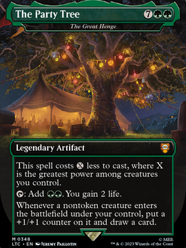 The Great Henge (LTC-348) - Tales of Middle-earth Commander / The Party Tree (Borderless) Foil