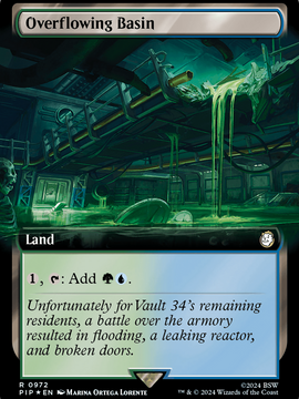 Overflowing Basin (PIP-972) - Fallout: (Extended Art) Foil