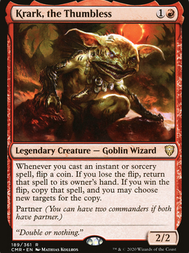 Krark, the Thumbless (CMR-189) - Commander Legends