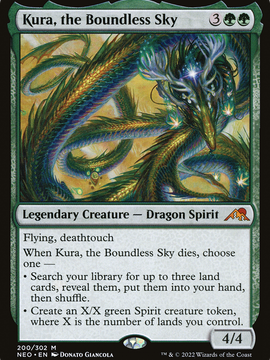 Kura, the Boundless Sky (NEO-200) - Kamigawa: Neon Dynasty Foil