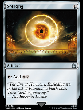 Sol Ring (WHO-836) - Doctor Who Foil