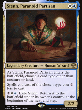 Stenn, Paranoid Partisan (DMU-221) - Dominaria United