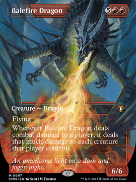 Balefire Dragon (CMM-697) - Commander Masters (Borderless)