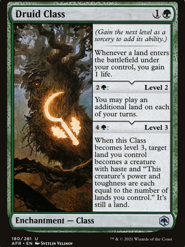 Druid Class (AFR-180) - Adventures in the Forgotten Realms Foil