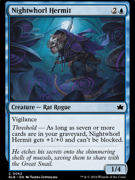 Nightwhorl Hermit (BLB-062) - Bloomburrow