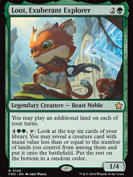Loot, Exuberant Explorer (FDN-106) - Foundations Foil