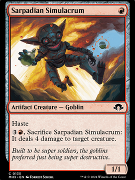 Sarpadian Simulacrum (MH3-135) - Modern Horizons 3 Foil