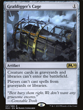 Grafdigger's Cage (M20-227) - Core Set 2020
