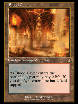 Blood Crypt (RVR-397) - Ravnica Remastered Foil