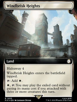 Windbrisk Heights (PIP-1055) - Fallout: (Extended Art) Foil