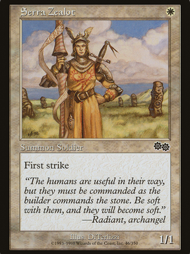 Serra Zealot (USG-046) - Urza's Saga