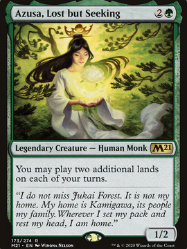 Azusa, Lost but Seeking (M21-173) - Core Set 2021 Foil