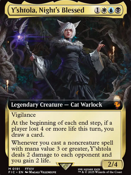 Y'shtola, Night's Blessed (FIC-191) - Commander: FINAL FANTASY: (Extended Art) Foil