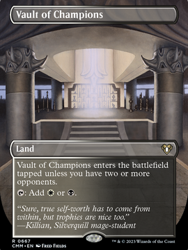 Vault of Champions (CMM-667) - Commander Masters (Borderless)