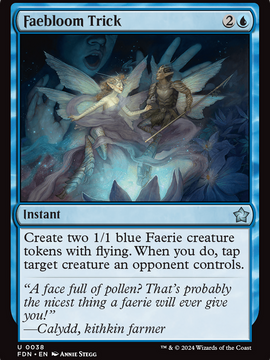 Faebloom Trick (FDN-038) - Foundations Foil