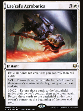 Lae'zel's Acrobatics (CLB-030) - Commander Legends: Battle for Baldur's Gate