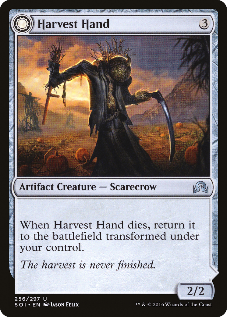 Harvest Hand // Scrounged Scythe (SOI-256) - Shadows over Innistrad: (Double Faced Transform)