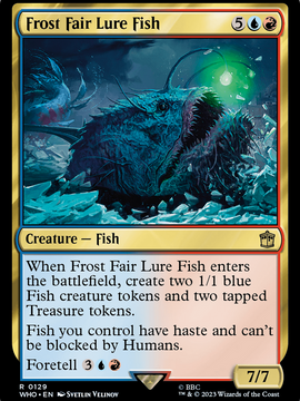 Frost Fair Lure Fish (WHO-129) - Doctor Who Foil