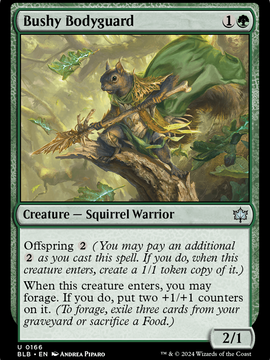 Bushy Bodyguard (BLB-166) - Bloomburrow